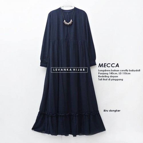 GAz-003 Mecca  Dress - Gamis Polos Ceruti Babydoll